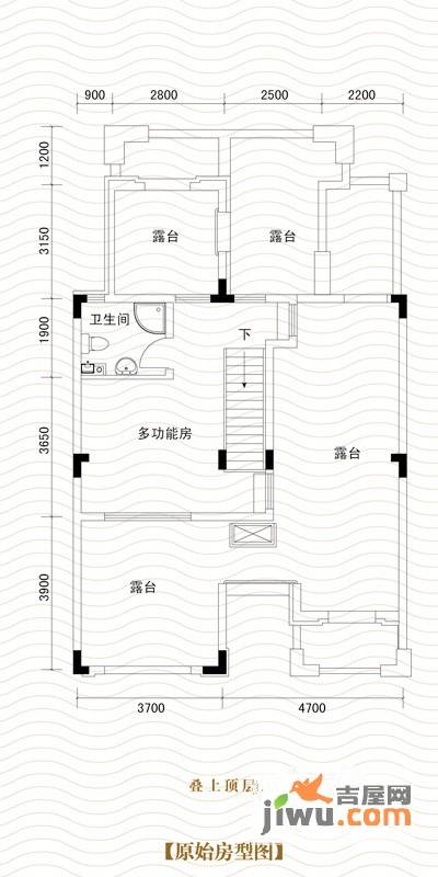 博轩园4室2厅3卫245㎡户型图