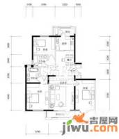 万通新城国际3室2厅1卫户型图
