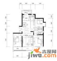 万通新城国际3室2厅2卫户型图