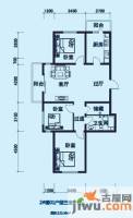 海天国际公寓3室1厅1卫125.6㎡户型图