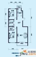 海天国际公寓2室2厅1卫124㎡户型图