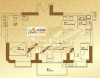 馨润尚寓2室2厅1卫77.6㎡户型图