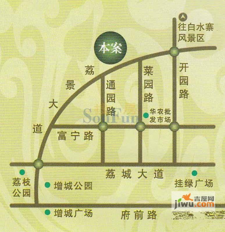 百晟汇翠湾位置交通图1