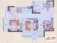 珠江怡景湾3室2厅2卫118㎡户型图