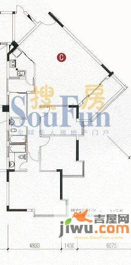 宏润巴塞阳光4室2厅2卫125.8㎡户型图