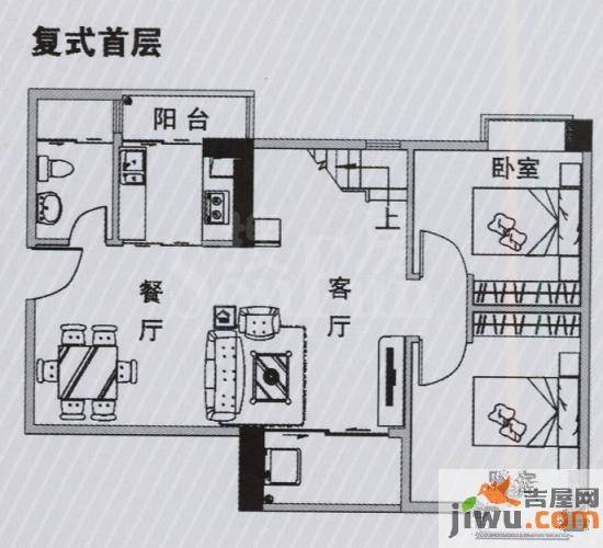 橡树园3室2厅2卫140.4㎡户型图