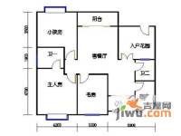 珠江怡景湾3室2厅2卫户型图