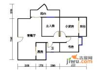 珠江怡景湾3室2厅1卫户型图