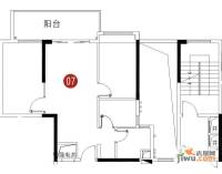 力迅T2室2厅1卫73.2㎡户型图