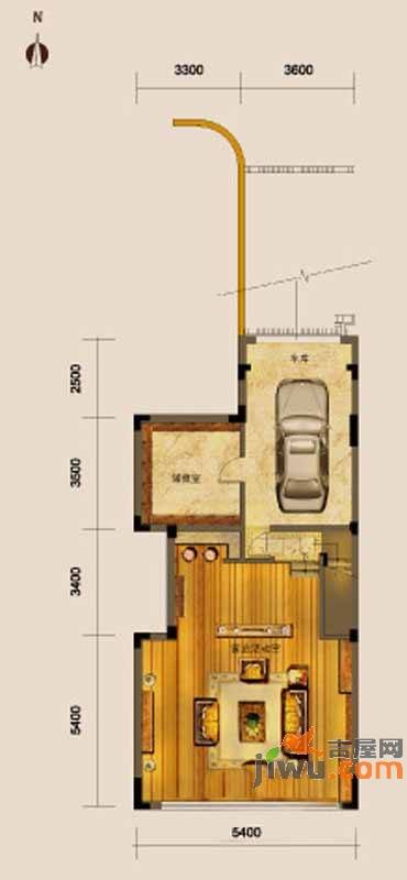 中海央墅4室3厅3卫262㎡户型图