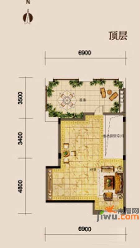 中海央墅4室3厅3卫262㎡户型图