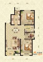 和泓国际3室2厅1卫112.1㎡户型图