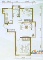 龙腾碧玉湾2室2厅2卫85.1㎡户型图