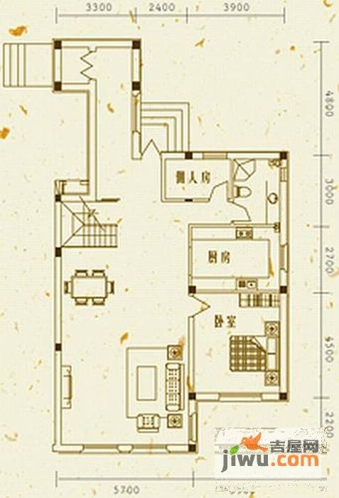 米拉晶典普通住宅223㎡户型图