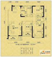 纳帕名门3室2厅2卫122.2㎡户型图