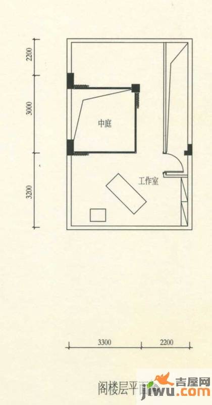 绿洲悠山美地1室0厅0卫户型图