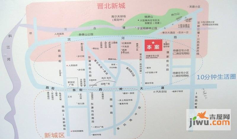 上河名城位置交通图图片