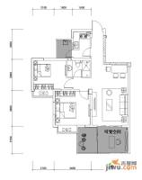 龙城2室2厅1卫82㎡户型图