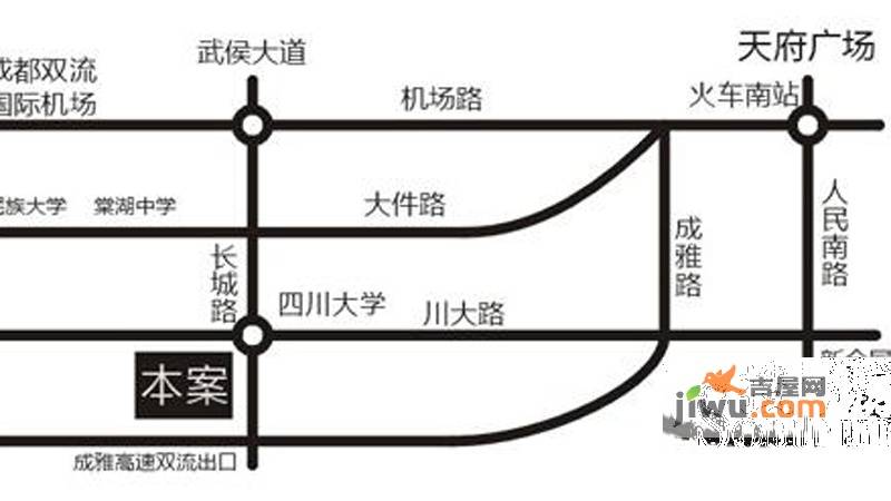 锦丽华庭位置交通图1