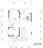 金沙柏林郡2室2厅1卫83㎡户型图