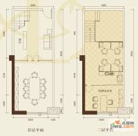 保利中心普通住宅58.4㎡户型图