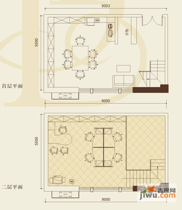 保利中心2室2厅0卫78.6㎡户型图