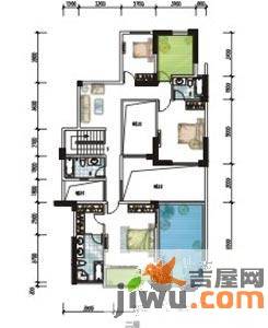 美年广场美岸5室3厅5卫364.9㎡户型图