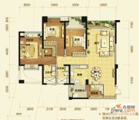 建发天府鹭洲3室2厅1卫112㎡户型图