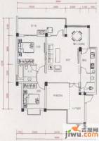 青城二十四院2室1厅3卫89.9㎡户型图