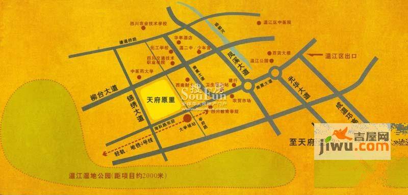 西财学府尚郡位置交通图图片
