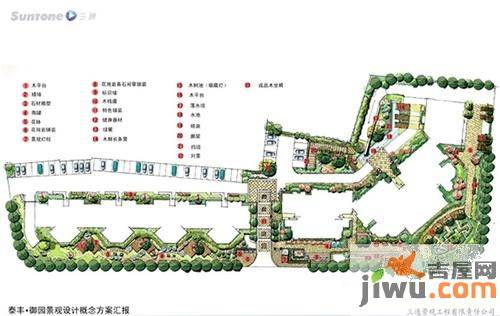 泰丰御园规划图图片