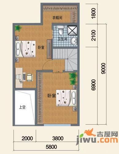 北湖卡夫诺普通住宅112.5㎡户型图