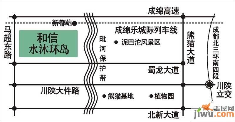 水沐天城别墅位置交通图图片