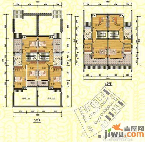 心归堰上芙蓉6室3厅4卫269.7㎡户型图