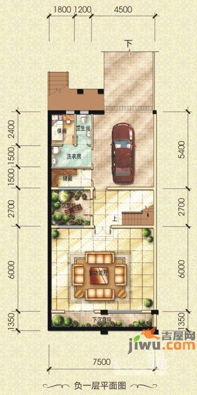 置信逸都丹郡御府5室2厅4卫354.1㎡户型图