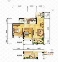 爱立方2室2厅1卫68.5㎡户型图