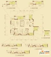 融创御锦3室2厅2卫117.7㎡户型图