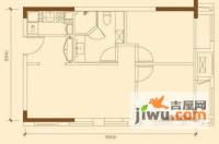 万科锦程2室1厅1卫户型图