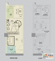 正升青青丽苑1室1厅1卫35.6㎡户型图