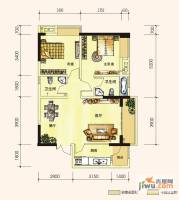 御城华府揽胜3室1厅2卫71.7㎡户型图