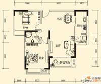 恒通御景天都2室2厅1卫69.7㎡户型图