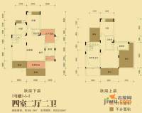 泽京普罗旺斯4室2厅2卫165.2㎡户型图