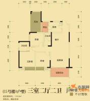 泽京普罗旺斯3室2厅2卫115.2㎡户型图