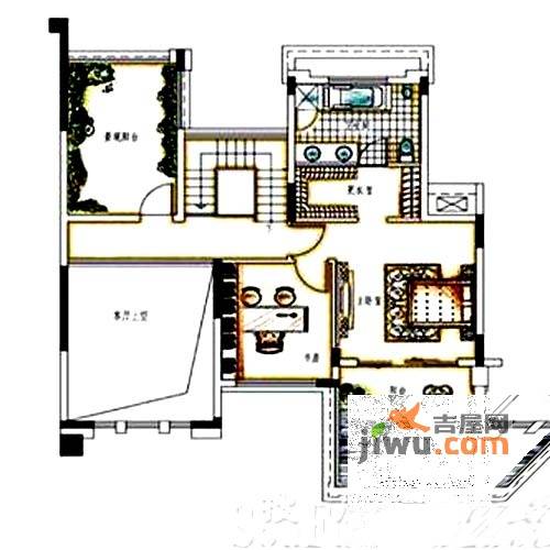 中海北滨1号天赋普通住宅172㎡户型图