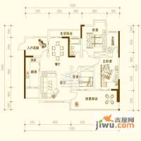 圣湖天域二期3室2厅2卫户型图