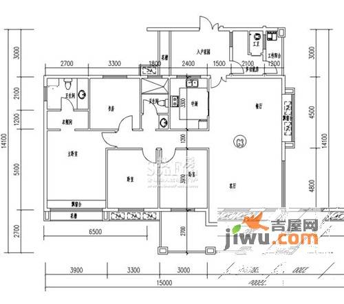 爱加西西里4室2厅2卫154.8㎡户型图