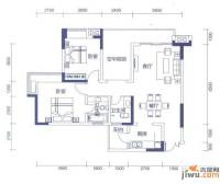 海尔海语江山2室2厅2卫78.7㎡户型图