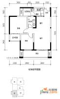 华宇春江花月2室2厅1卫68㎡户型图