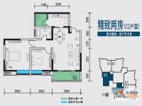 兴茂盛世北辰2室2厅1卫67㎡户型图