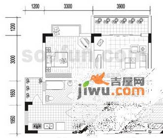 唐庄3室2厅2卫119.7㎡户型图